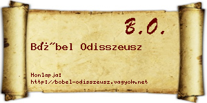 Böbel Odisszeusz névjegykártya